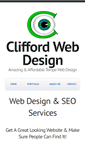 Mobile Screenshot of cliffordwebdesign.com